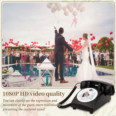 كتاب ضيوف الفيديو 32 جيجابايت HD 1080P كتاب ضيوف الهاتف مع ضوء ليلي لذكريات عزيزة